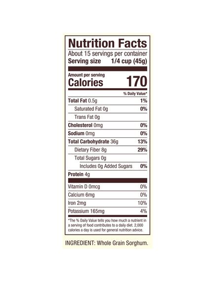 Bob's Red Mill Сорго без глютену 680 г, зображення 3