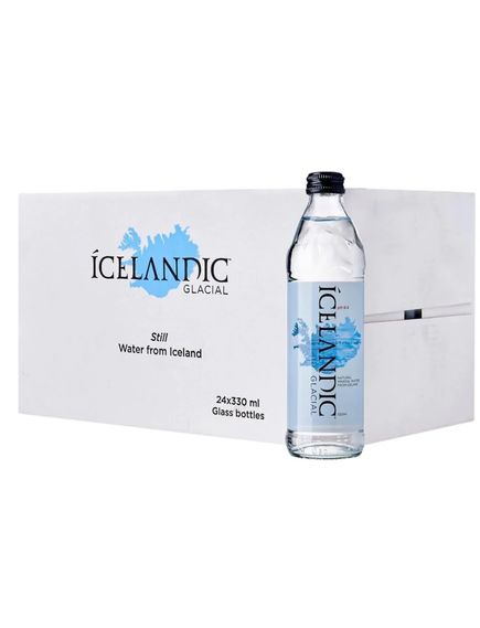 Icelandic Glacial Вода питна джерельна негазована скло упаковка 24шт*330 мл, зображення 3
