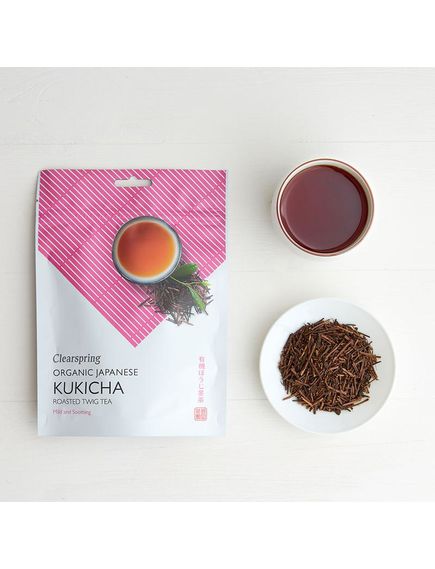 Clearspring Чай зелений Кукіча смажений органічний 90 г, зображення 2