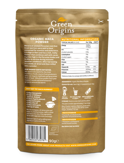 Green Origins Мака порошок органічний 90 г, зображення 2