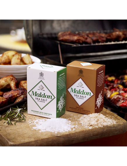 Сіль морська пластівцями копчена Maldon Smoked Salt Flakes 125 г, зображення 3