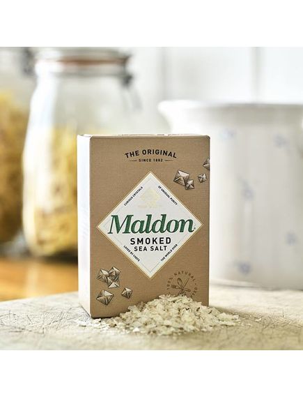 Сіль морська пластівцями копчена Maldon Smoked Salt Flakes 125 г, зображення 2