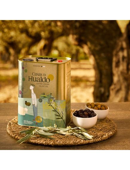 Casas de Hualdo Олія оливкова Extra Virgin Купаж Арбекіна-Пікуаль 3 л, зображення 3