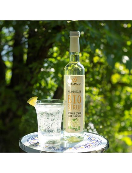 Сироп бузиновий органічний Hollinger 500 мл, зображення 2