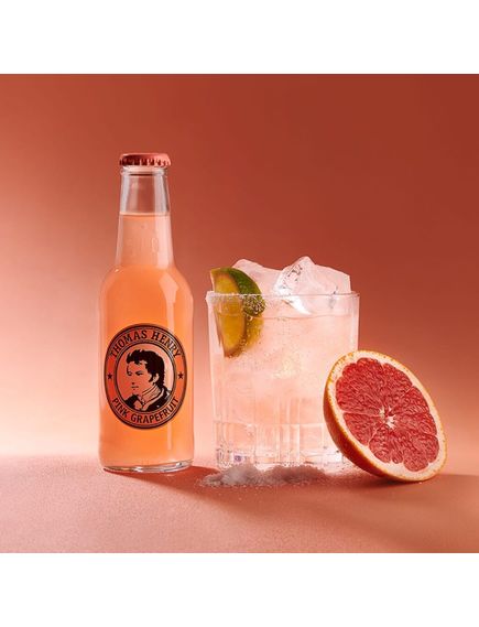 Thomas Henry Лимонад Рожевий Грейпфрут напій газований 200 мл, зображення 2