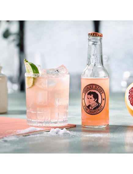 Thomas Henry Лимонад Рожевий Грейпфрут напій газований 200 мл, зображення 3