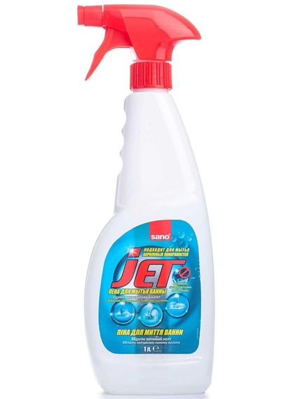 Sano Засіб для миття ванної кімнати Jet Bathroom 1 л, зображення 2