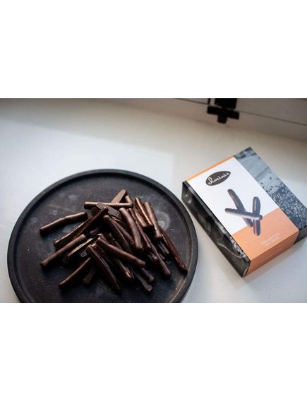 Chocinis Цукерки Скоринки Апельсину в чорному шоколаді 200 г, зображення 4