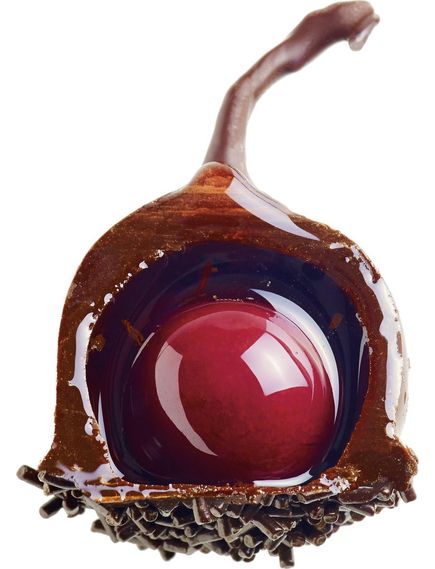 Chocinis Цукерки Вишня в лікері в чорному шоколаді 200 г, зображення 4