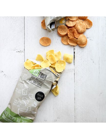 Bio Today Чіпси сочевичні Морська Сіль безглютенові органічні 75 г, зображення 2