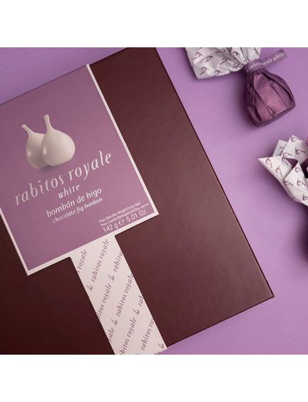 Цукерки Інжир в білому шоколаді Rabitos Royale 265 г, зображення 2
