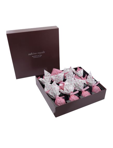 Цукерки Інжир в рожевому шоколаді Рубі Rabitos Royale 142 г, зображення 2