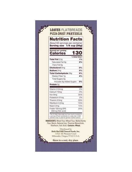 Bob's Red Mill Борошно пшеничне Для Хлібу 2,27 кг, зображення 3