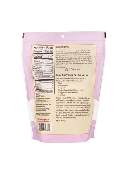 Bob's Red Mill Борошно з тапіоки без глютену 454 г, зображення 2