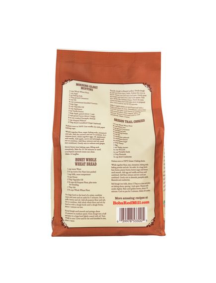 Bob's Red Mill Борошно пшеничне Цільнозернове 2,27 кг, зображення 3