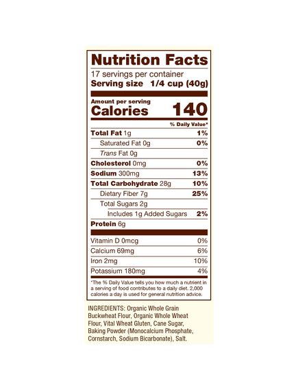 Bob's Red Mill Суміш гречана для випічки Панкейки-Вафлі-Млинці органічна 680 г, зображення 3