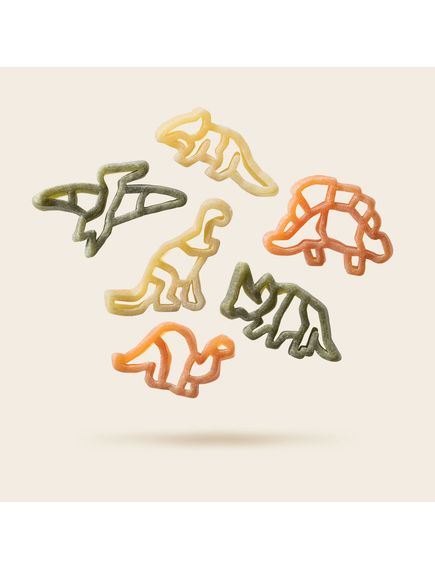 Dalla Costa Паста дитяча Динозаврики з томатами і шпинатом 250 г, зображення 2