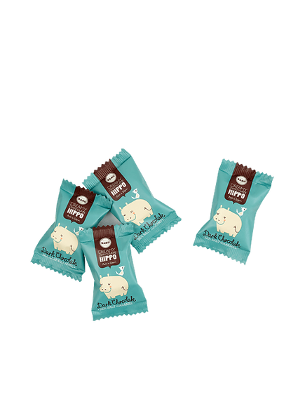 Baru Цукерки з чорного шоколаду з солоною карамеллю Dreamy Hippo бокс 34шт*15 г, зображення 2