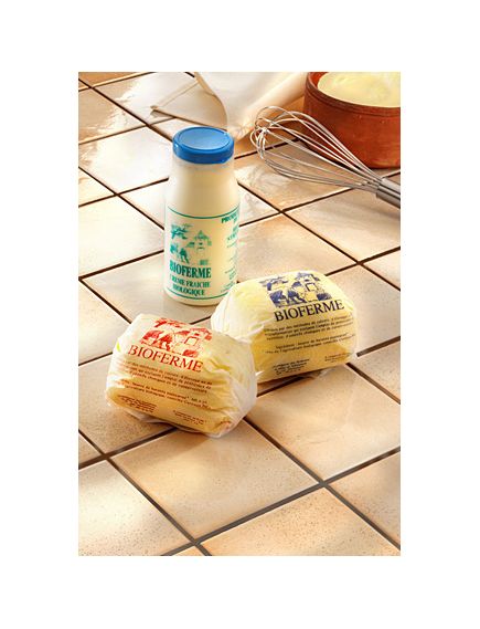 Bioferme Масло вершкове солоне 82% органічне 250 г, зображення 2
