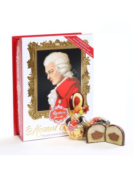 Reber Цукерки шоколадні з марципаном Моцарт Кульки 120 г, зображення 2