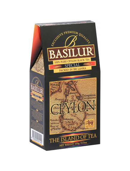 Basilur Чай чорний Чайний Острів Цейлон Особливий листовий 100 г, зображення 2