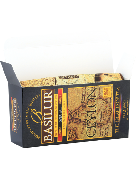 Basilur Чай чорний Чайний Острів Цейлон Особливий пакет 25шт*2 г, зображення 3