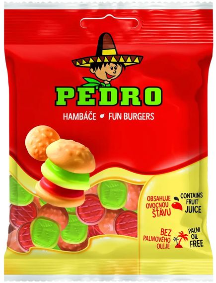 Желейки Бургери Pedro бокс 20шт*80 г, зображення 2
