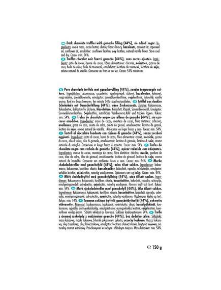 Sweet Switch Цукерки шоколадні без цукру Трюфель Чорний Солоний веганські 150 г, зображення 3