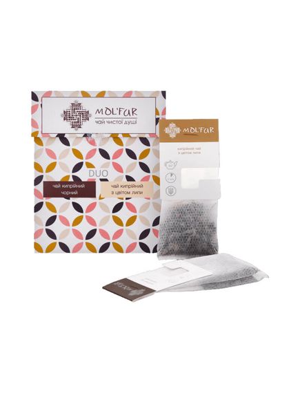 MOL'FAR Набір чаю Кипрійний Чорний-Кипрійний з Липою органічний 100 г, зображення 2