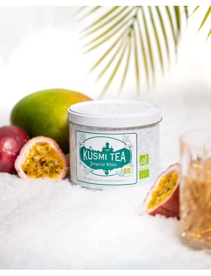 Kusmi Tea Чай білий Тропічний органічний розсипний 90 г, зображення 5