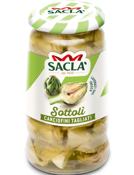 Sacla Артишоки різані в рослинній олії 285 г
