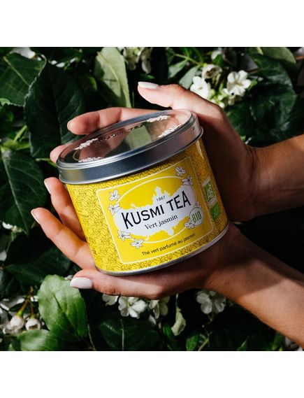 Kusmi Tea Чай зелений Жасмін органічний розсипний 90 г, зображення 5