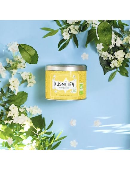 Kusmi Tea Чай зелений Жасмін органічний розсипний 90 г, зображення 6