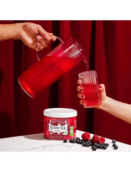 Kusmi Tea AquaRosa Чай трав'яний АкваРоза органічний розсипний 100 г, зображення 3