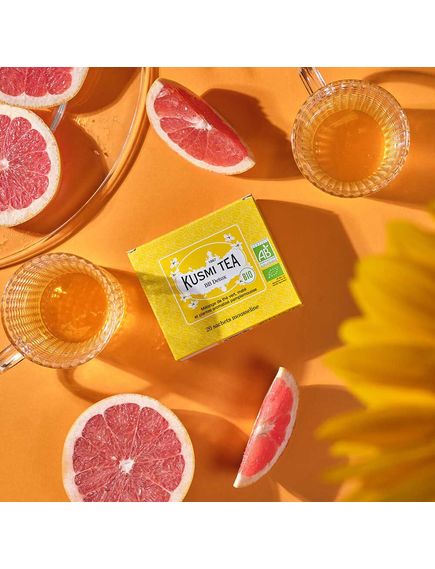 Kusmi Tea Чай зелений, мате і трав'яний ББ-Детокс органічний пакет 20шт*2 г, зображення 2