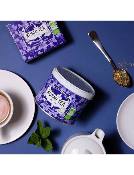 Kusmi Tea Be Cool Чай трав'яний Будь Крутим органічний розсипний 90 г, зображення 4