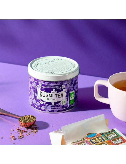 Kusmi Tea Be Cool Чай трав'яний Будь Крутим органічний розсипний 90 г, зображення 3