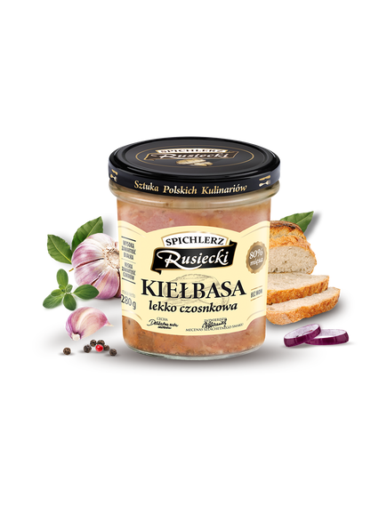 Spichlerz Rusiecki Ковбаса часникова 280 г, зображення 2