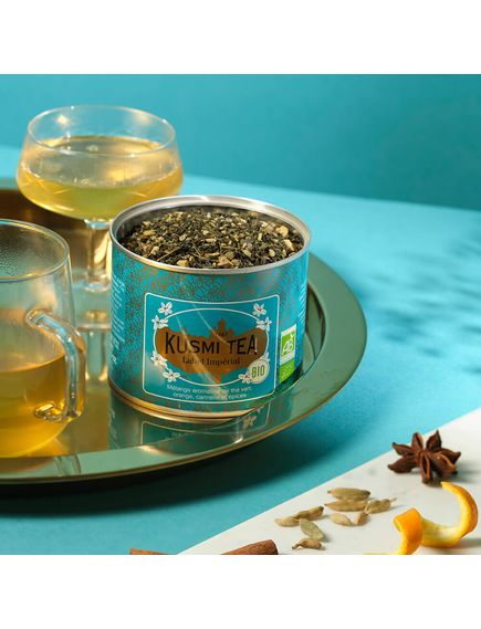 Kusmi Tea Чай зелений Імперіал Лейбл органічний розсипний 100 г, зображення 4