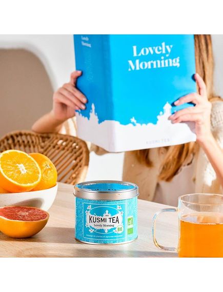 Kusmi Tea Чай зелений Чудовий Ранок органічний розсипний 100 г, зображення 3