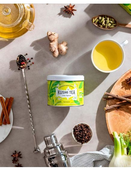 Kusmi Tea Чай травʼяний Тільки Прянощі органічний розсипний 100 г, зображення 3