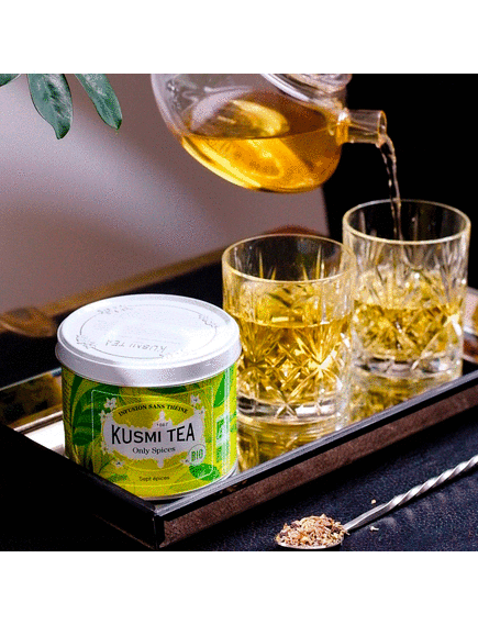 Kusmi Tea Чай травʼяний Тільки Прянощі органічний розсипний 100 г, зображення 4