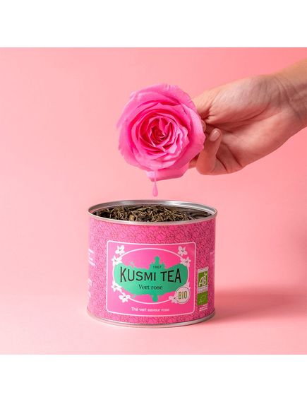 Kusmi Tea Чай зелений Троянда органічний розсипний 100 г, зображення 4
