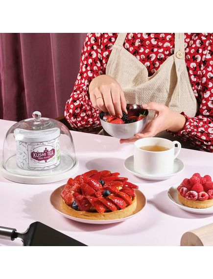 Kusmi Tea Чай білий Ягоди органічний розсипний 90 г, зображення 3
