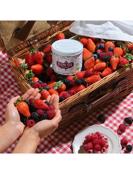 Kusmi Tea Чай білий Ягоди органічний розсипний 90 г, зображення 4