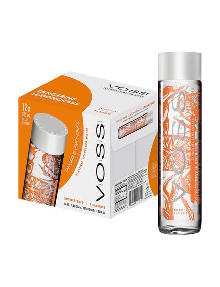 Voss Вода мінеральна газована Мандарин-Лемонграсс 375 мл, зображення 2