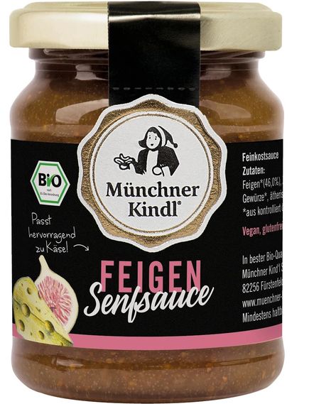 Munchner Kindl Мостарда з інжиром органічна 125 мл