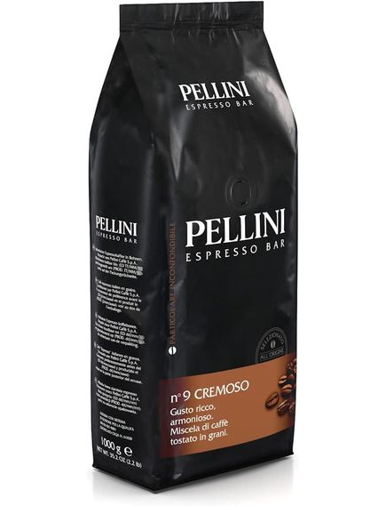 Pellini Кава зернова Espresso Bar Cremoso №9 1 кг, зображення 2