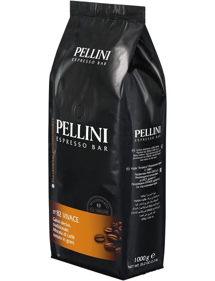 Pellini Кава зернова Espresso Bar Vivace №82 1 кг, зображення 2