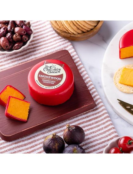 Сир твердий Ред Лейчестер Копчений Cheshire Cheese 200 г, зображення 2
